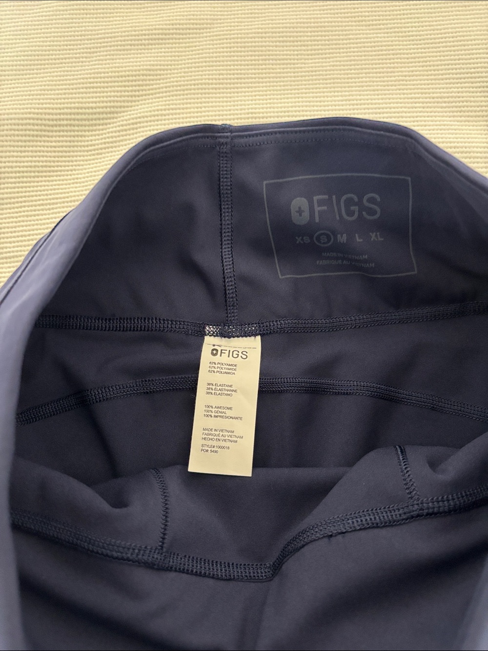 Figs Navy Active Cargo Jogger Leggings - Picture 2 of 3